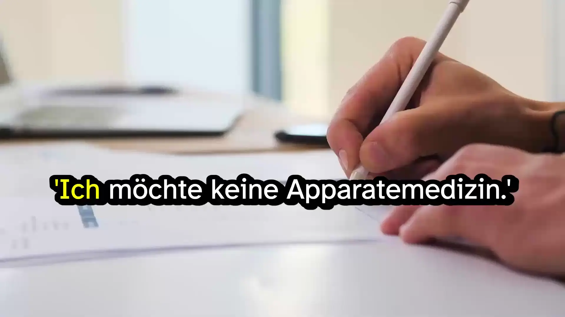 Die Wichtigkeit präziser Entscheidungen am Lebensende