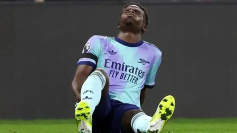 image of  Bukayo Saka Out for Two-Month After Surgery 