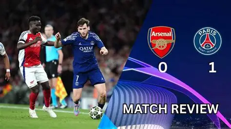 image of PSG Edge Arsenal 1-0 in First Leg of UEFA Champions League Semi-Final 