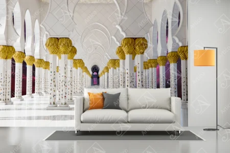 Articoo - Interior wallpaper design for Sheikh Zayed Mosque in Abu Dhabi - Articoo_215334