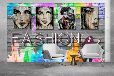 Articoo - 3D Wallpaper For Wood Wall With Fashion Pictures - Articoo_135494