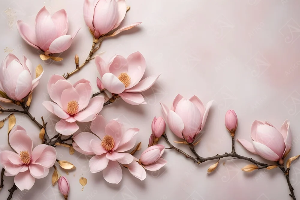3D Flowers Wall
