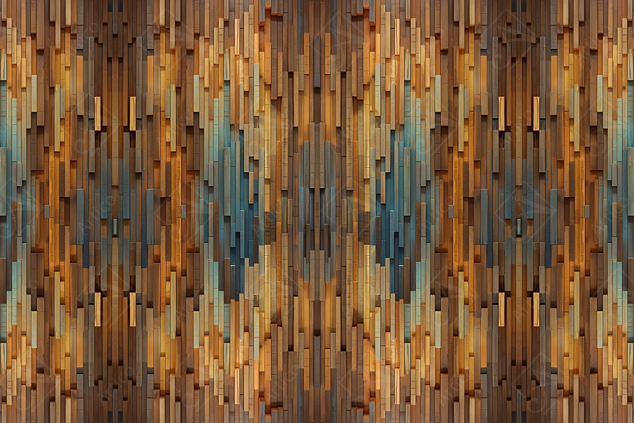 Artico-0429 Articoo - 3D wallpaper for a modern wall with wooden sticks - Articoo_775545