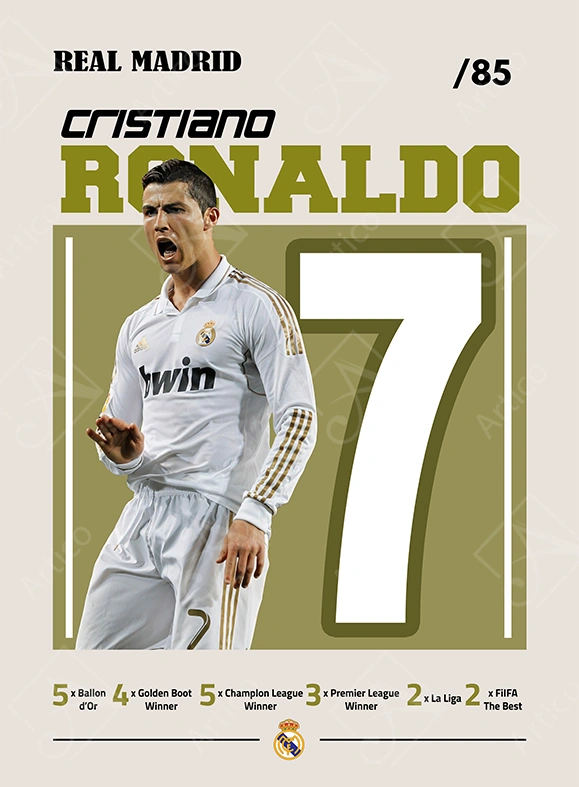 Articoo - depicting the championships of football player Cristiano Ronaldo - Articoo_681346