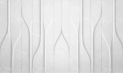 Articoo - Modern Minimalist White 3D Wave Wall Panel Texture Background - Articoo-386999