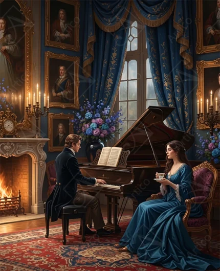 Articoo - Classical Piano Concert In A Luxury Victorian Living Room - 181459