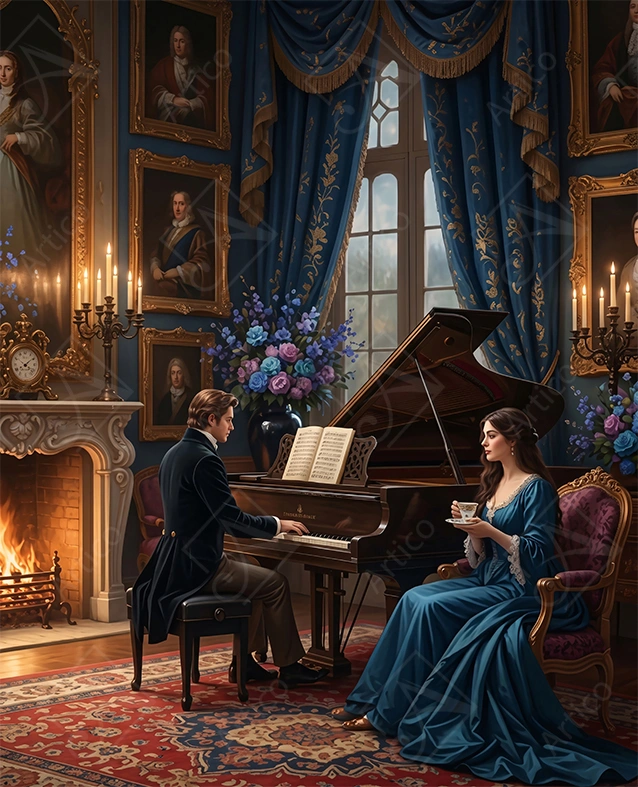 Articoo - Classical Piano Concert In A Luxury Victorian Living Room - 181459