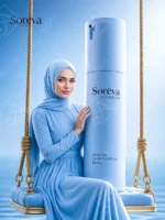 Articoo - Luxury Skincare Cosmetic Advertising Campaign Mockups With Hijabi Model - 675149