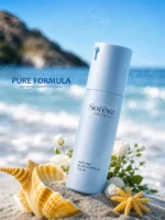 Premium Yellow And Blue Skincare Commercial Brand Presentation - Image 4