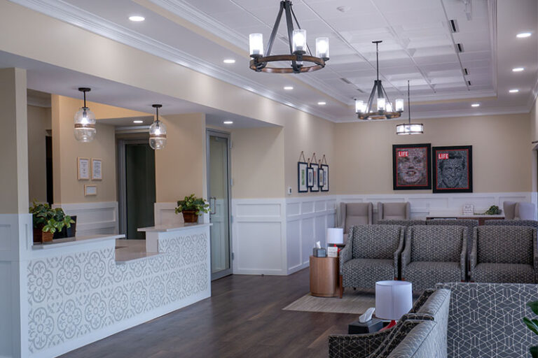A look inside the lobby at VIPcare Port Charlotte.