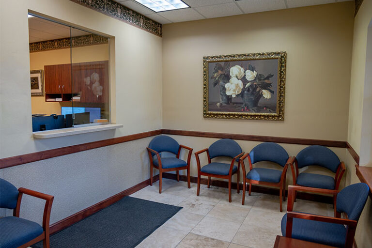 What patients see when they walk in the front door of VIPcare Spanish Plaines.