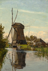 De Achterste Molen van de polder bij Kortenhoef