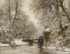 Winter Landscape with Watermill