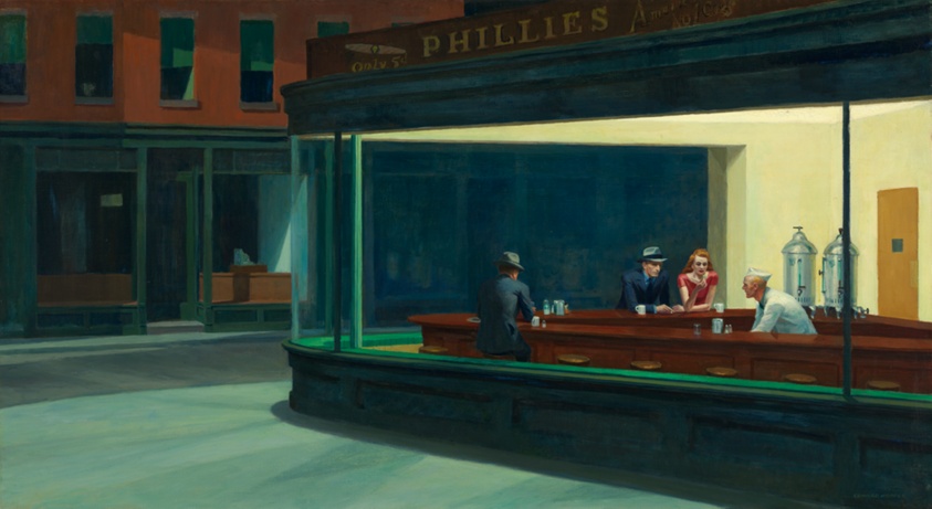 Edward Hopper representative artwork
