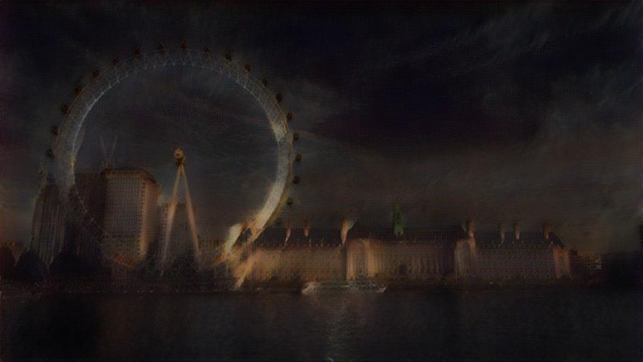 AI Abstract Expressionism Architecture