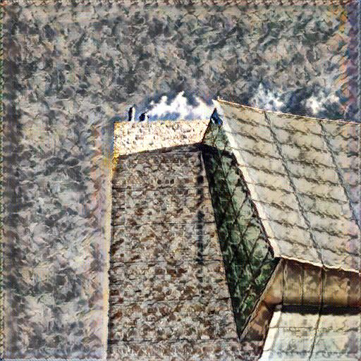 Architecture in Van Gogh style