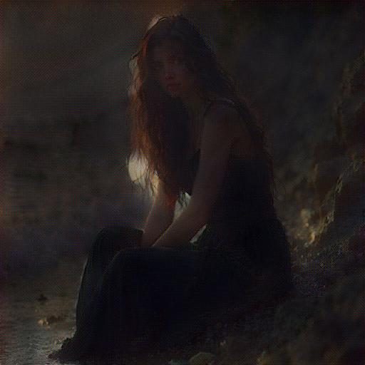 Fantasy transformed into Abstract Expressionism style