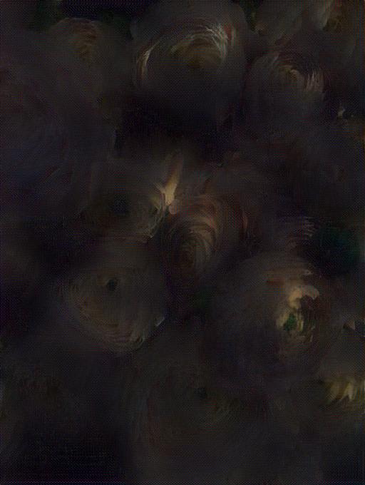 Flowers in Van Gogh style