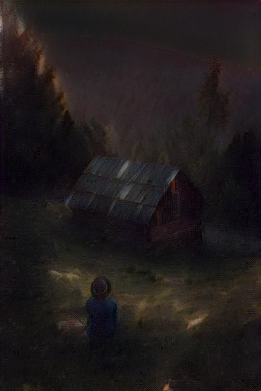 Night Scenes in Van Gogh style