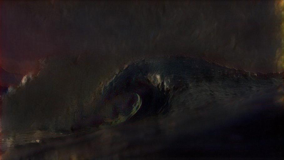 Seascapes in Van Gogh style