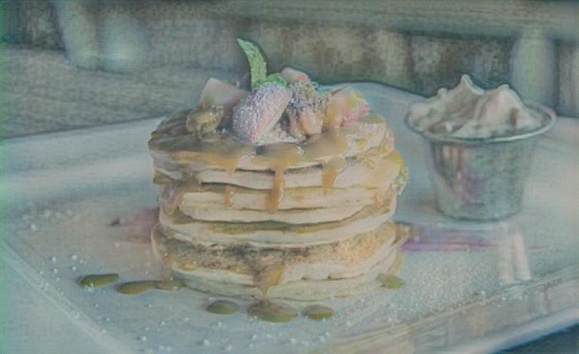 Food in Van Gogh style