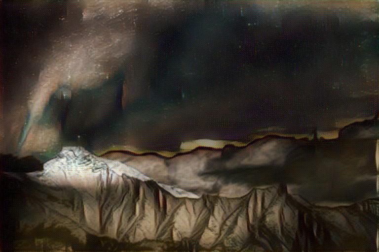 Night Scenes in Van Gogh style