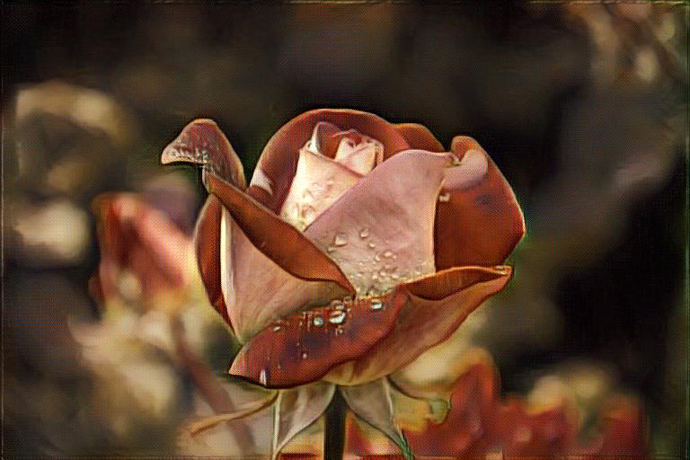 Flowers in Baroque style