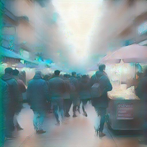 Street Scenes in Van Gogh style