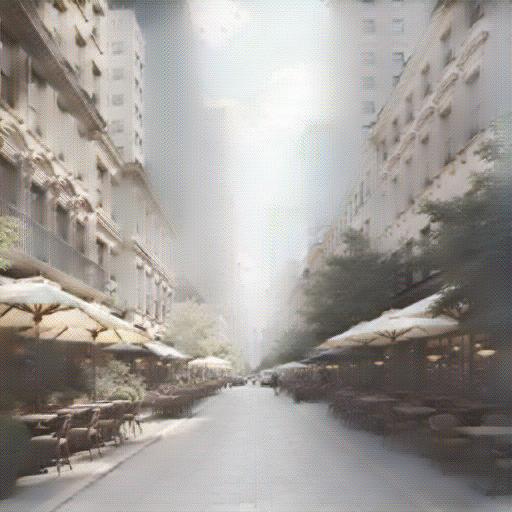 Urban Scenes in Braque style