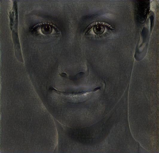 Portrait in Dada style