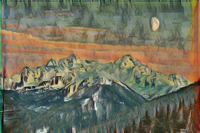 Landscapes in Van Gogh style