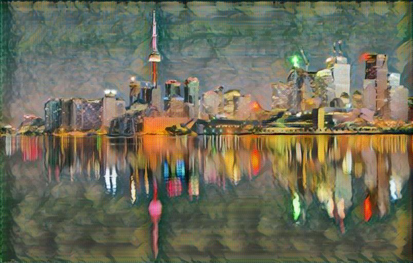 Street Scenes in Van Gogh style