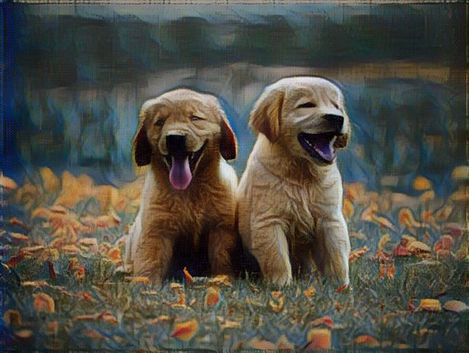 Animals in Van Gogh style