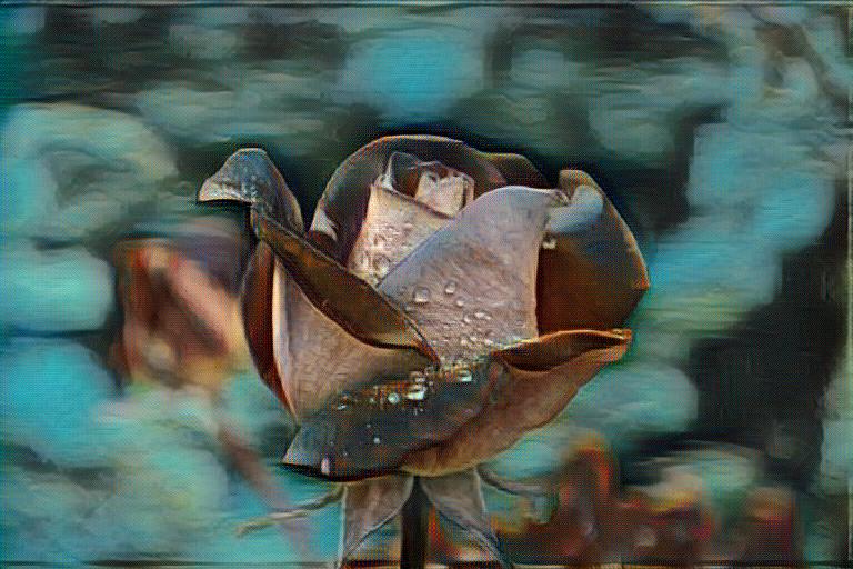 AI Claude Monet Flowers