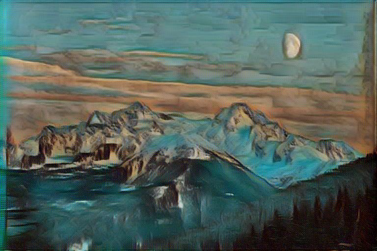 Landscape 02 in Monet style