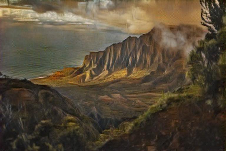 AI Alphonse Mucha Landscapes