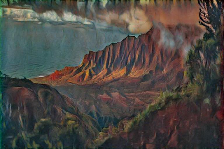 AI Post-Impressionism Landscapes