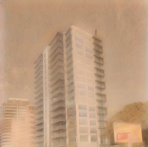 Architecture in Van Gogh style