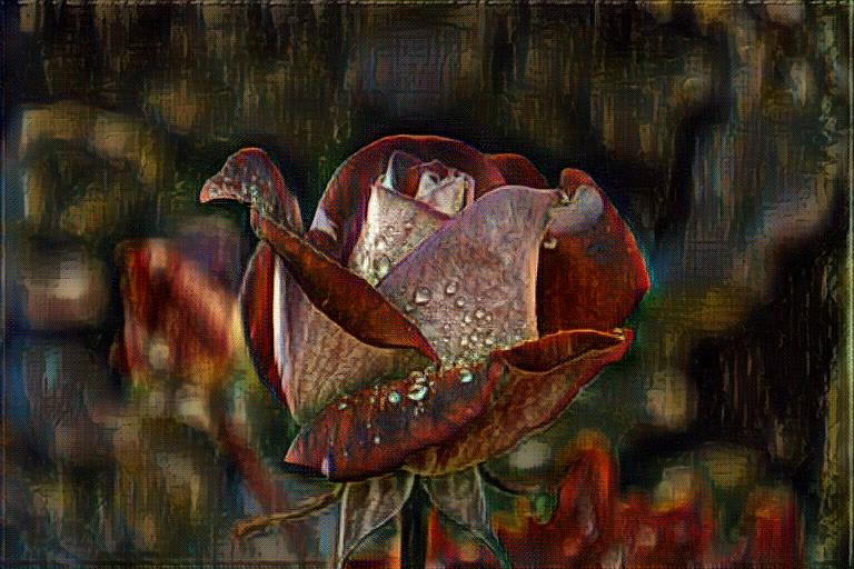 AI Jacopo Tintoretto Flowers