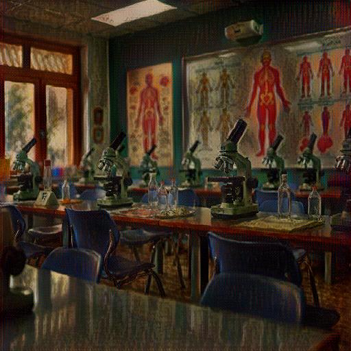 Interiors in Van Gogh style