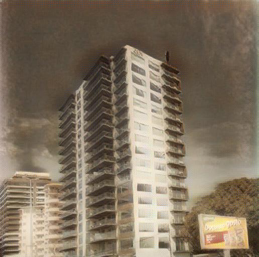 Architecture in Turner style