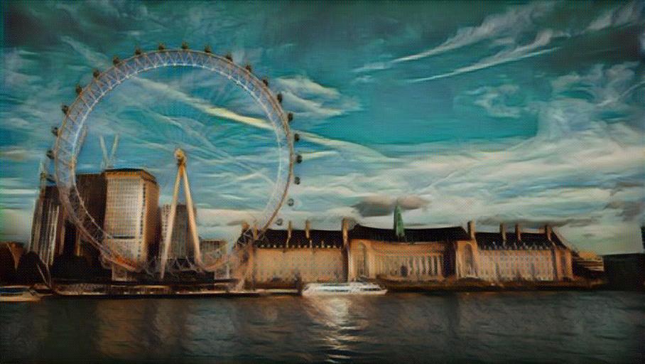 Architecture rendered in Ukiyo-e manga panel style