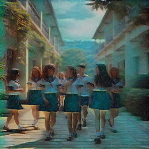 Interiors in Ukiyo-e style