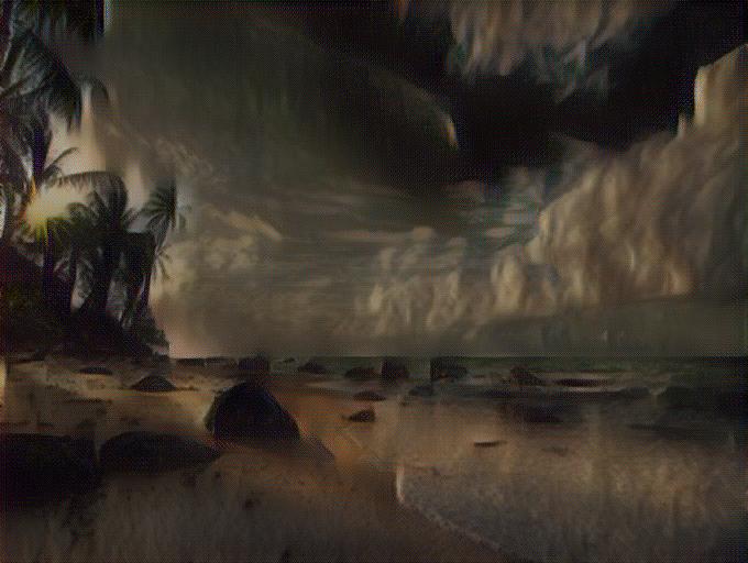 Seascapes in Van Gogh style