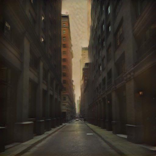 Street Scenes in Van Gogh style