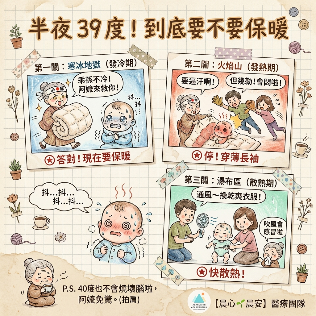 發燒到底要多穿還是少穿？