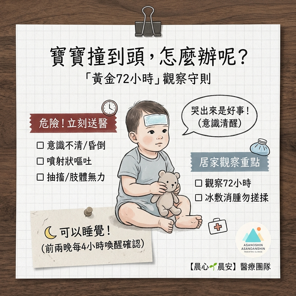 過年孩子衝來衝去撞到頭…理智快斷線😤😰