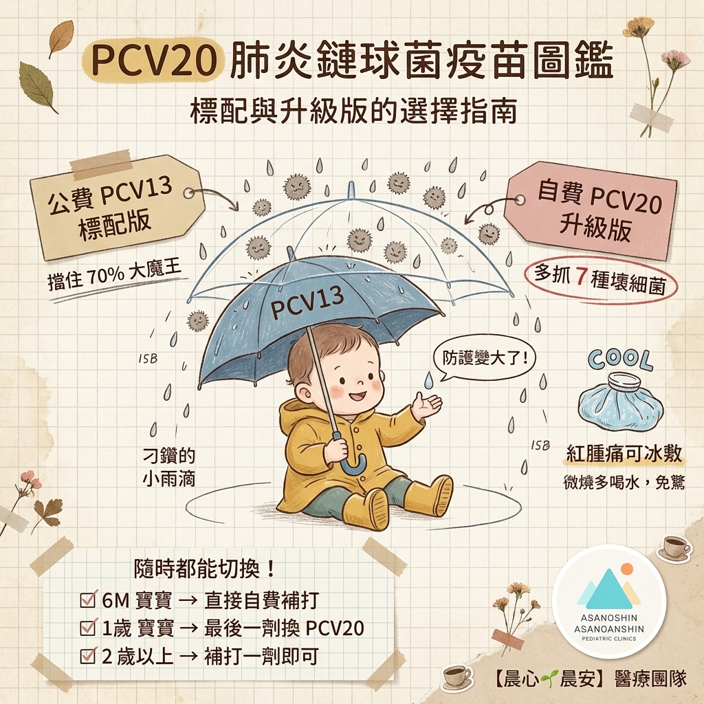 最新的 「 肺炎鏈球菌 PCV20 疫苗」,到底需不需要打?😰 兒科醫師陳怡方