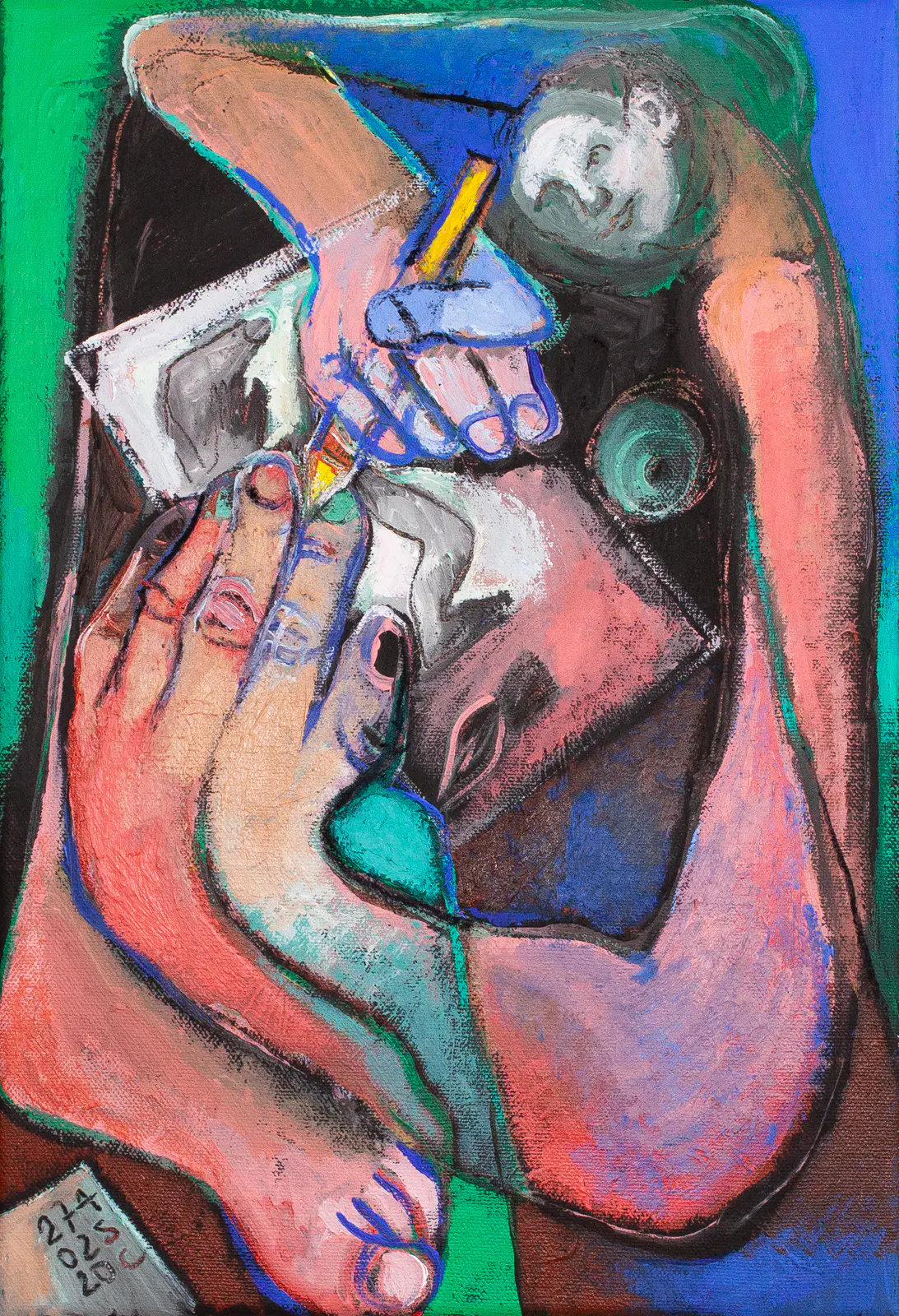 Autoportrait au dessin