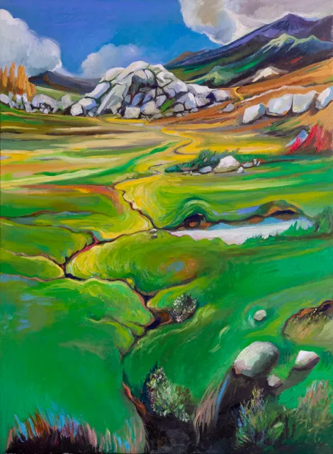 Pozzines, plateau du Cuscionu